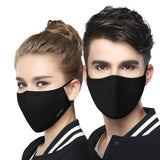 Kpop Unisex mask with 8pcs Carbon Filter Medical KN95 Anti PM2.5 Black Mouth-muffle