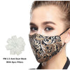 Kpop Unisex mask with 8pcs Carbon Filter Medical KN95 Anti PM2.5 Black Mouth-muffle