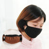 Mens Womens Cotton Earmuffs Face Mask Stretched Windproof Anti Dust Mask Mouth Outdoor Cycling Ski Sports Face Mask