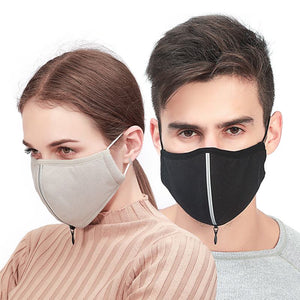 Men Women Winter Dustproof Face Mask Adjustable Breathable Masks