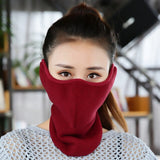 Men Women Riding Anti-Freeze Ear Protection Face Mouth Mask Outdoor Thickened Windproof Ski Riding Face Mask Sports